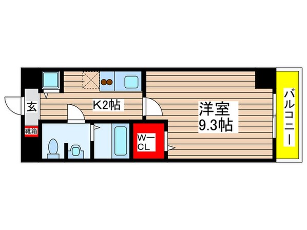 アビタシオンサクラの物件間取画像